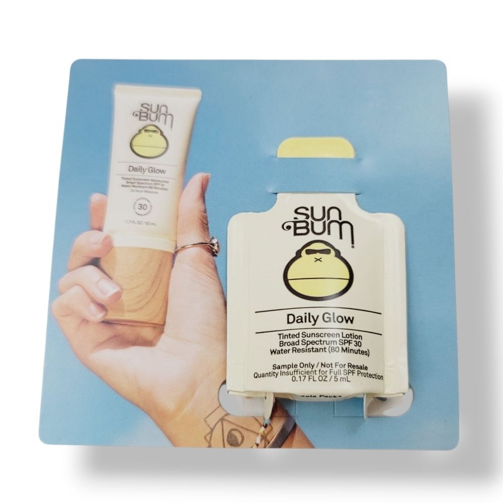 SunBum Daily Glow Tinted Sunscreen Lotion Broad Spectrum SPF30 Water Resistant